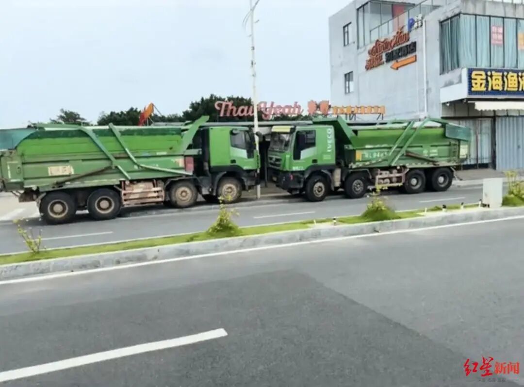 ▲廣東多家餐館租大卡車防臺風(fēng)
