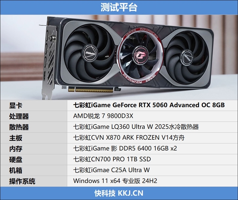 七彩虹iGame RTX 5060 Advanced OC评测:极限释放170W功率 性能表现超RTX 4060 Ti