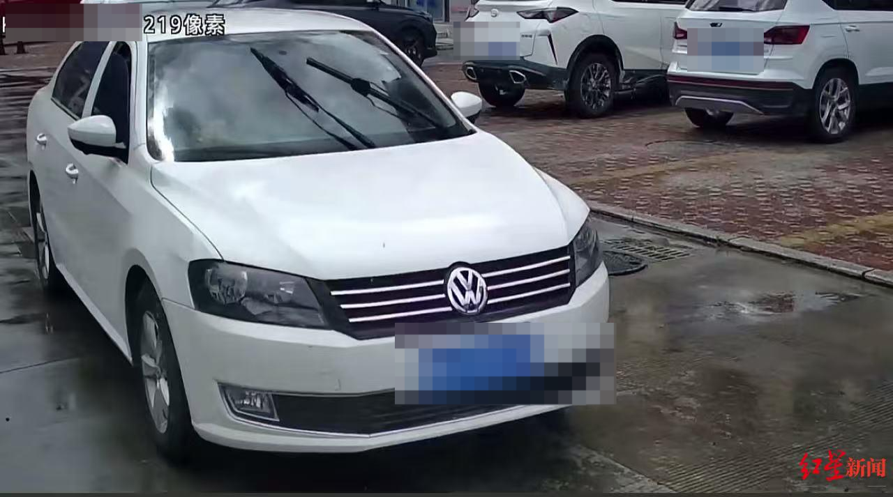 ▲钟某某驾驶的车辆