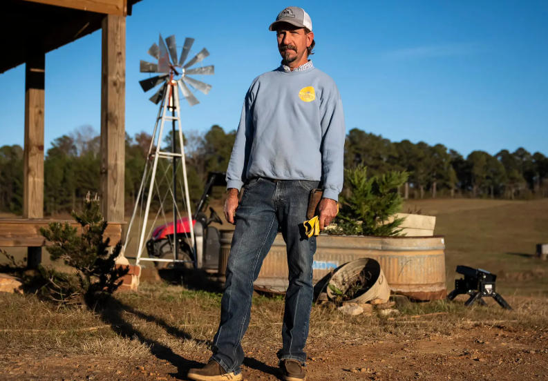 在佐治亚州霍根斯维尔的养牛场。