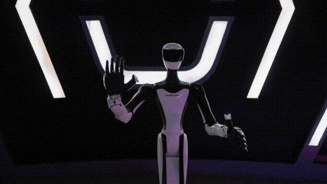 清华校友打造人形机器人最靓小腰精!商场擦鞋熊猫陪玩,订单爆棚