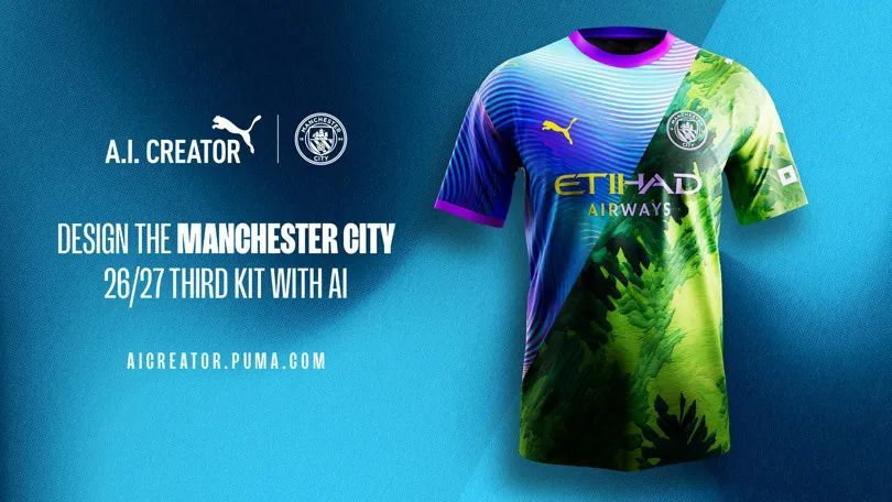 Introducing PUMA AI Creator: Design the Manchester City 26/27 Third kit  with AI