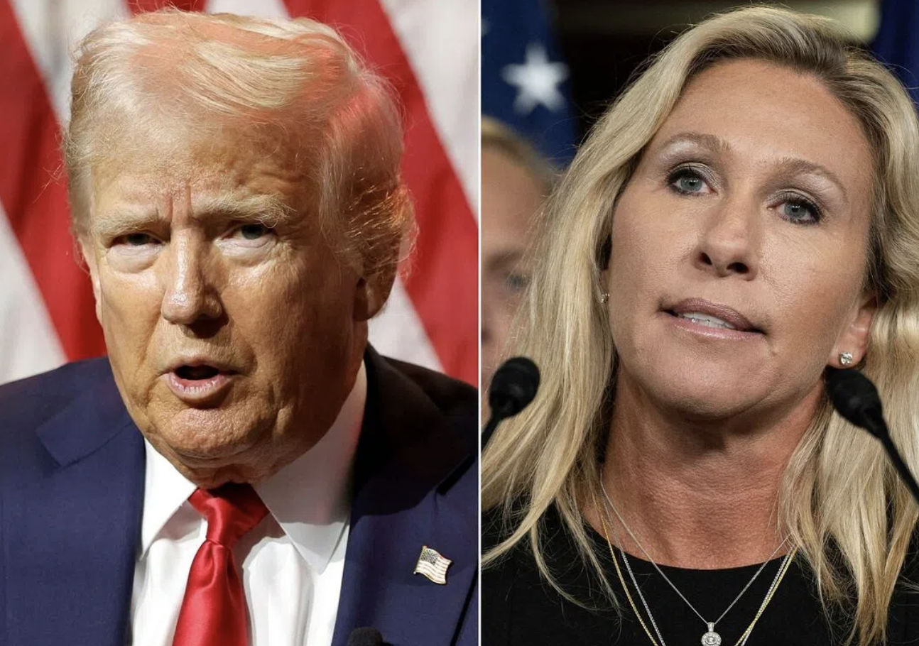 ▲两位曾经的亲密盟友“反目成仇”