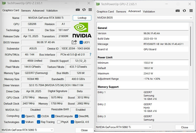 Blackwell的甜点来了!NVIDIA RTX 5060 Ti首发评测:8GB疯狂爆显存 16GB正好