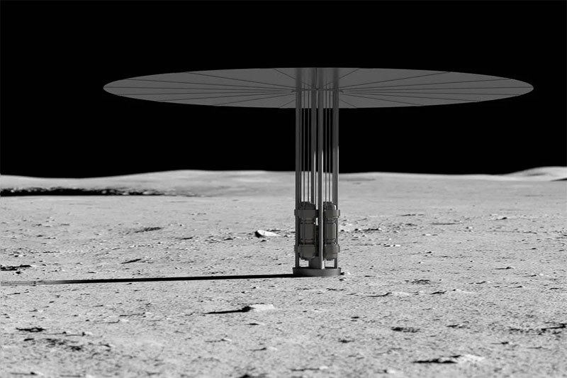 NASA裂变名义能源样貌（FSP）响应堆倡导图。中国工程师指出了一些狭窄各别，使中国的月球核响应堆失色国的更高效、更合手久。 《南华早报》