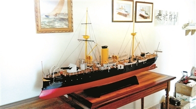 致远舰模型