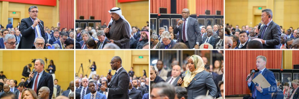 11月10日，中共二十届四中全会精神专题宣介会与会嘉宾在同宣讲专家互动交流。（中联部供图）