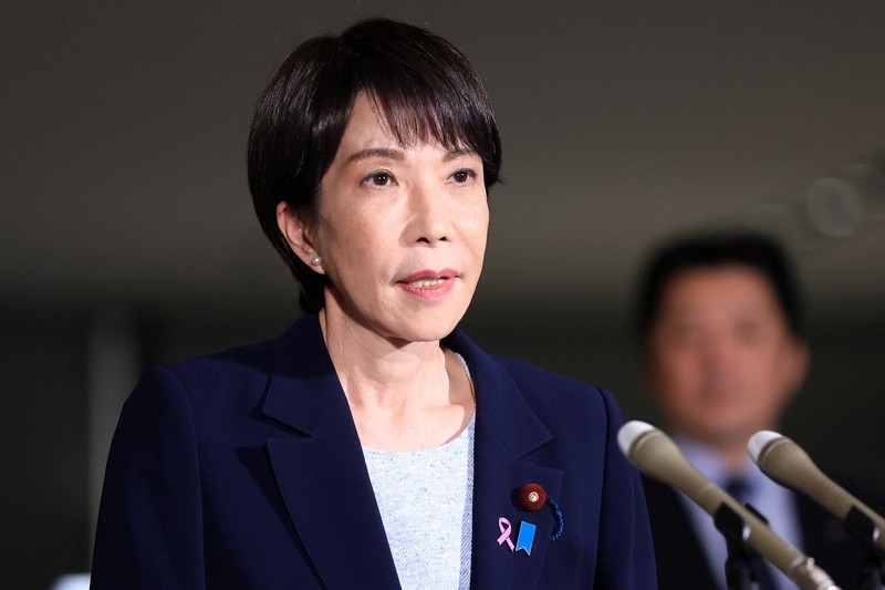 日本首相高市早苗 资料图片