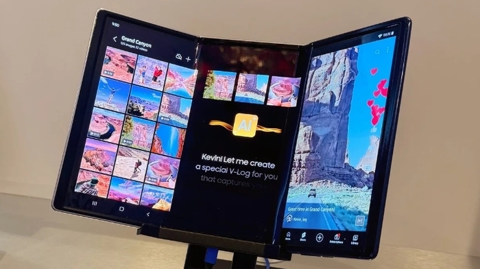 CES 2025|三星显示大秀多款卷轴屏和折叠屏