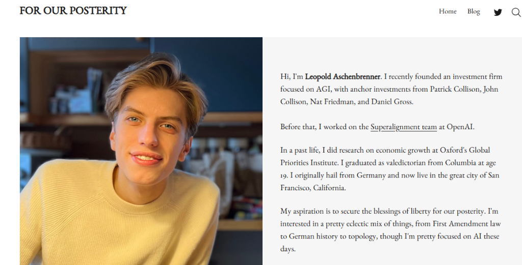 Leopold Aschenbrenner 截图于其个人社交账号