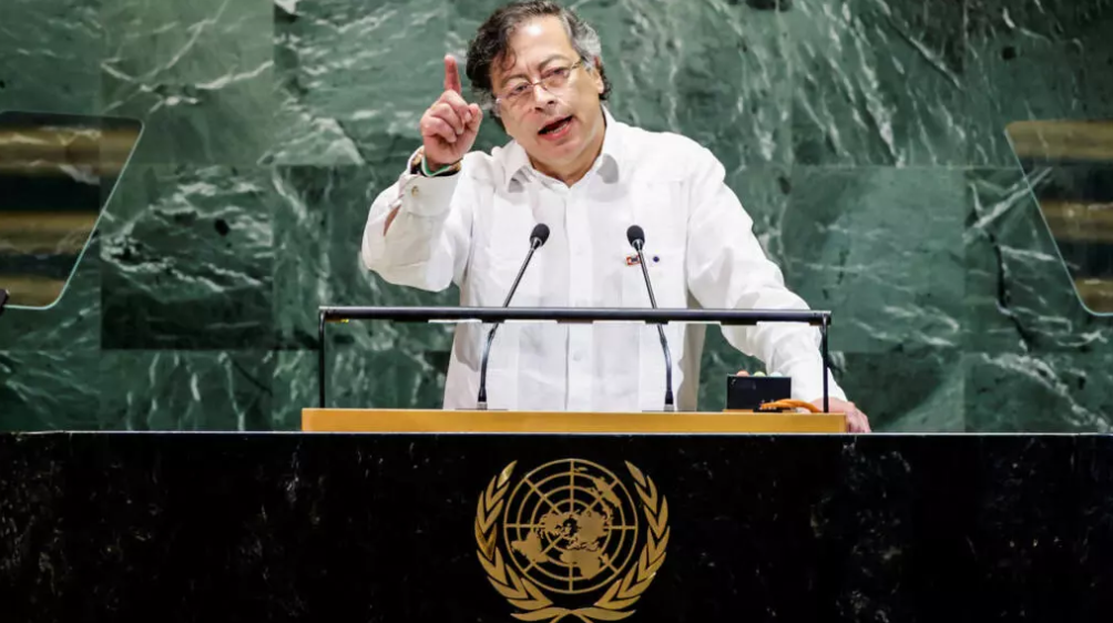 △哥倫比亞總統(tǒng)佩特羅