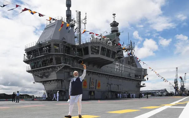 印度首艘自行建造的航空母舰“维克兰特号” 印媒