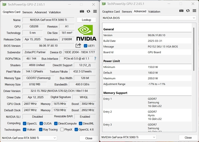 一眼看去就与众不同!索泰 RTX 5060 Ti 8GB 月白 OC评测:超频有点小惊喜