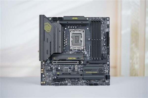 支持显卡快拆!微星B860M MORTAR WIFI主板图赏