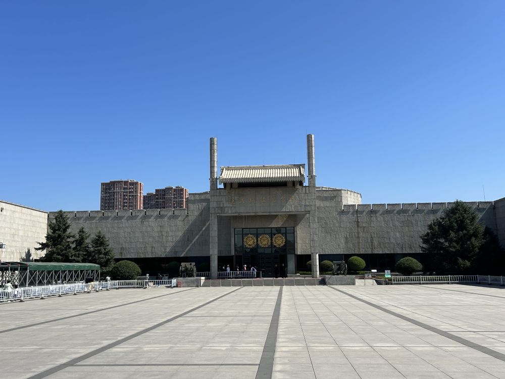 6月8日拍摄的辽沈战役纪念馆外景。(锦州市委宣传部供图)
