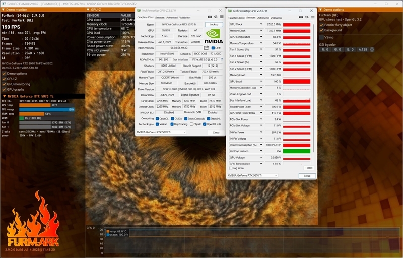 电竞叛客RTX 5070 Ti MAX显卡评测:300W性能释放畅玩4K 隐藏电源线设计海景房绝配