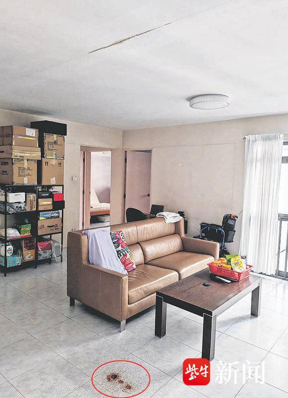 滲漏“血水”的天花板