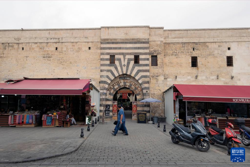 这是5月26日在土耳其加济安泰普拍摄的一处商队驿站遗址。新华社发（穆斯塔法&middot;卡亚摄）