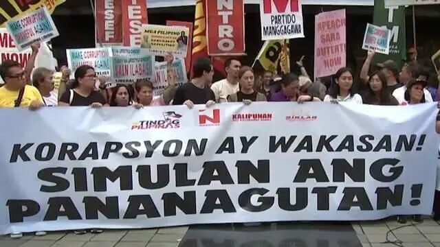 近日菲律賓多地舉行游行集會(huì)和抗議示威 圖源:菲律賓媒體