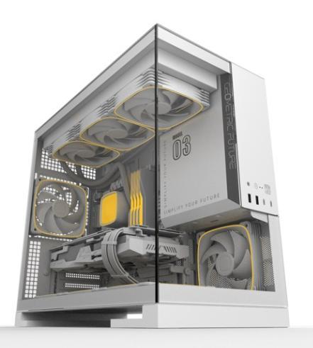 几何未来首赴COMPUTEX:将推铝材+水冷顶仓海景房机箱Model 9