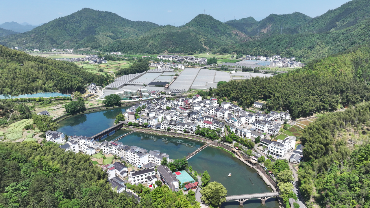 淳安县枫树岭镇下姜村风光。淳安县委宣传部供图
