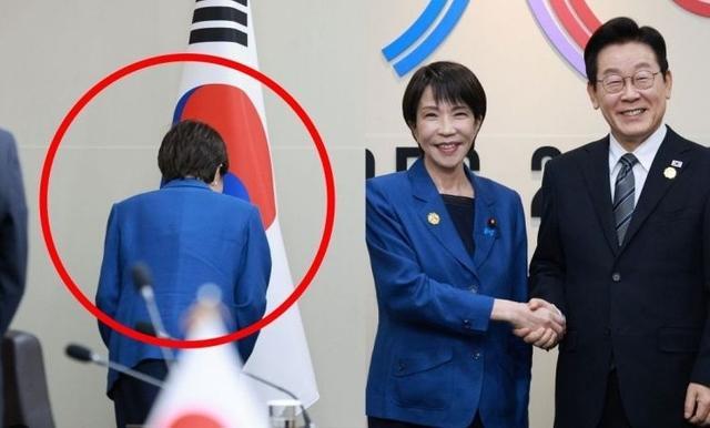 当初高市早苗向韩国国旗鞠躬这一幕,还被韩媒称为“有礼貌”