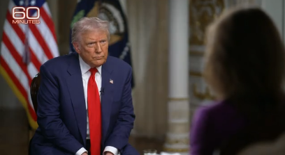 美国总统特朗普在美国哥伦比亚广播公司节目上称,美国将干预内塔尼亚胡受审一事。