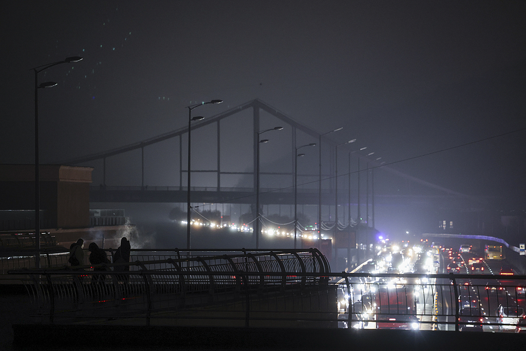 11月5日，乌克兰基辅大规模停电。（视觉中国）