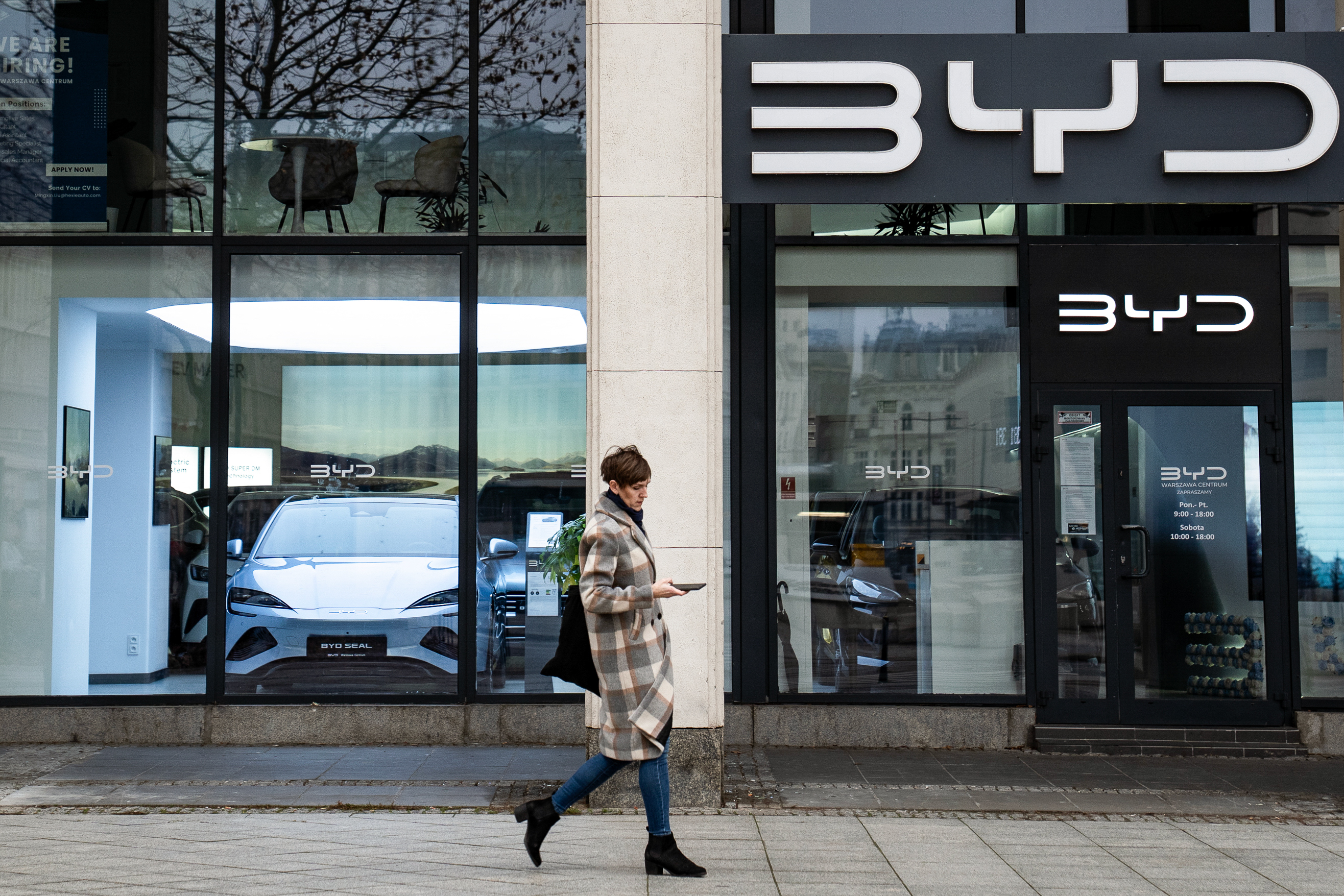 位于波兰华沙的比亚迪门店 视觉中国