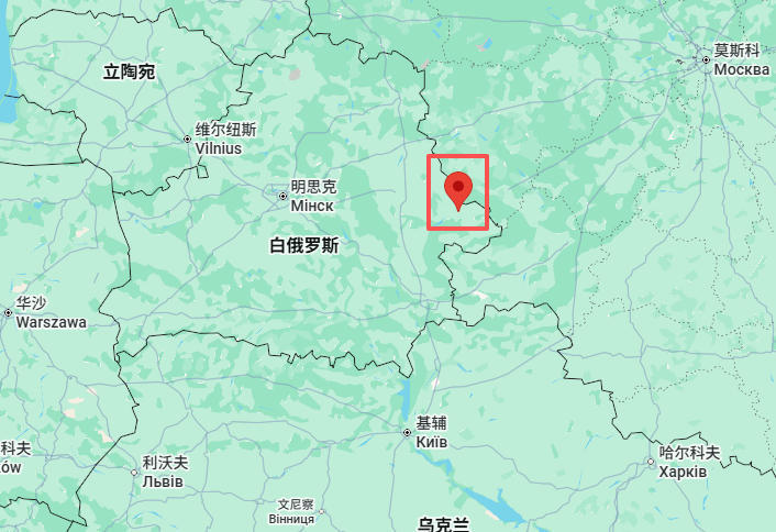 克里切夫位于白俄罗斯东部