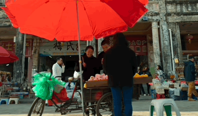 △《狂飙》中的江门街景