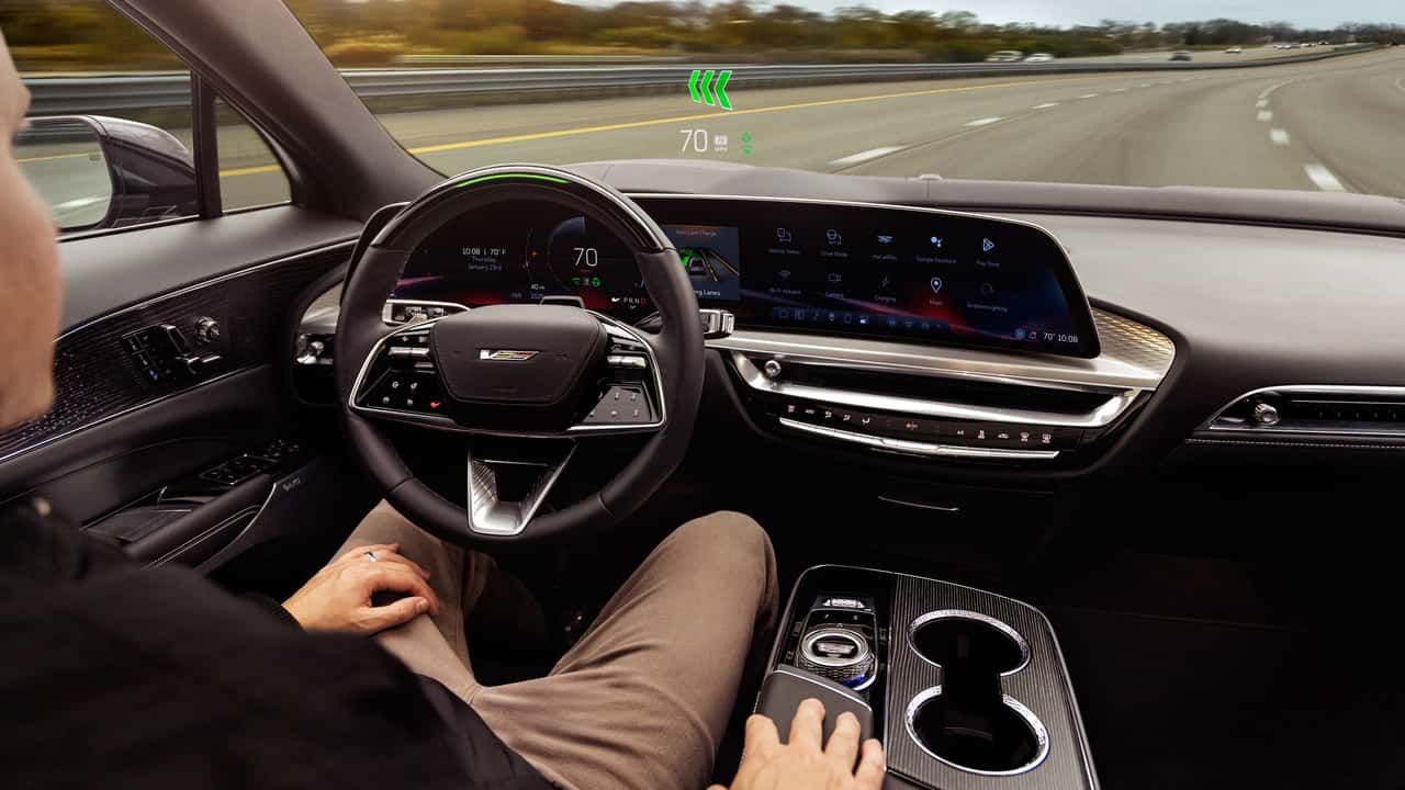 The 2026 Cadillac Lyriq-V with Super Cruise enabled