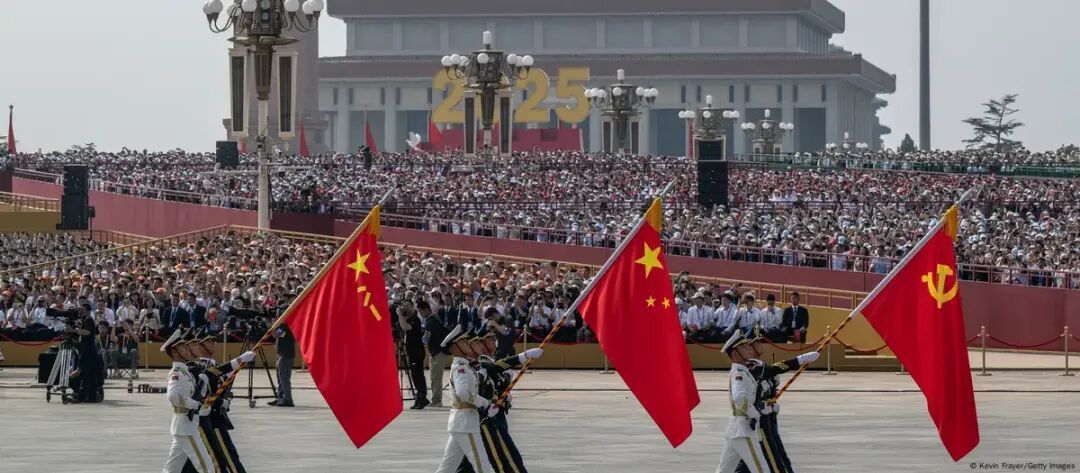 ▲综合多个平台,台湾用户累计观看大阅兵的次数突破500万。(图源:盖蒂图片社)