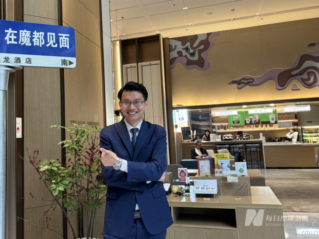 上海艺龙酒店总经理张贵林 图片来源:每经记者 舒冬妮 摄