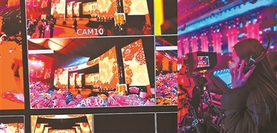 李琳在中国文学艺术界2024年春节大联欢晚会现场