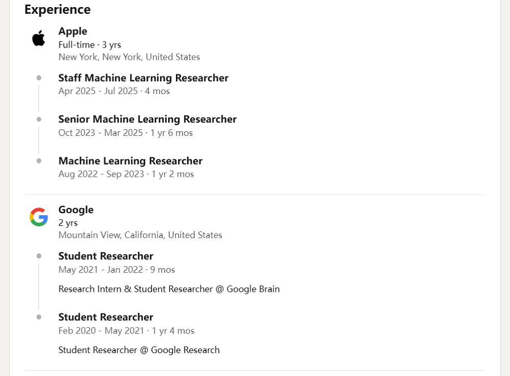 苹果华人AI大牛被挖走,为同济校友!硅谷抢人大战升级,薪酬开到10亿刀