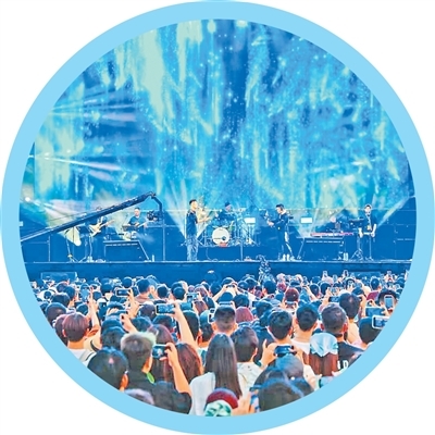 成都草莓音乐节现场。　　成都草莓音乐节组委会供图