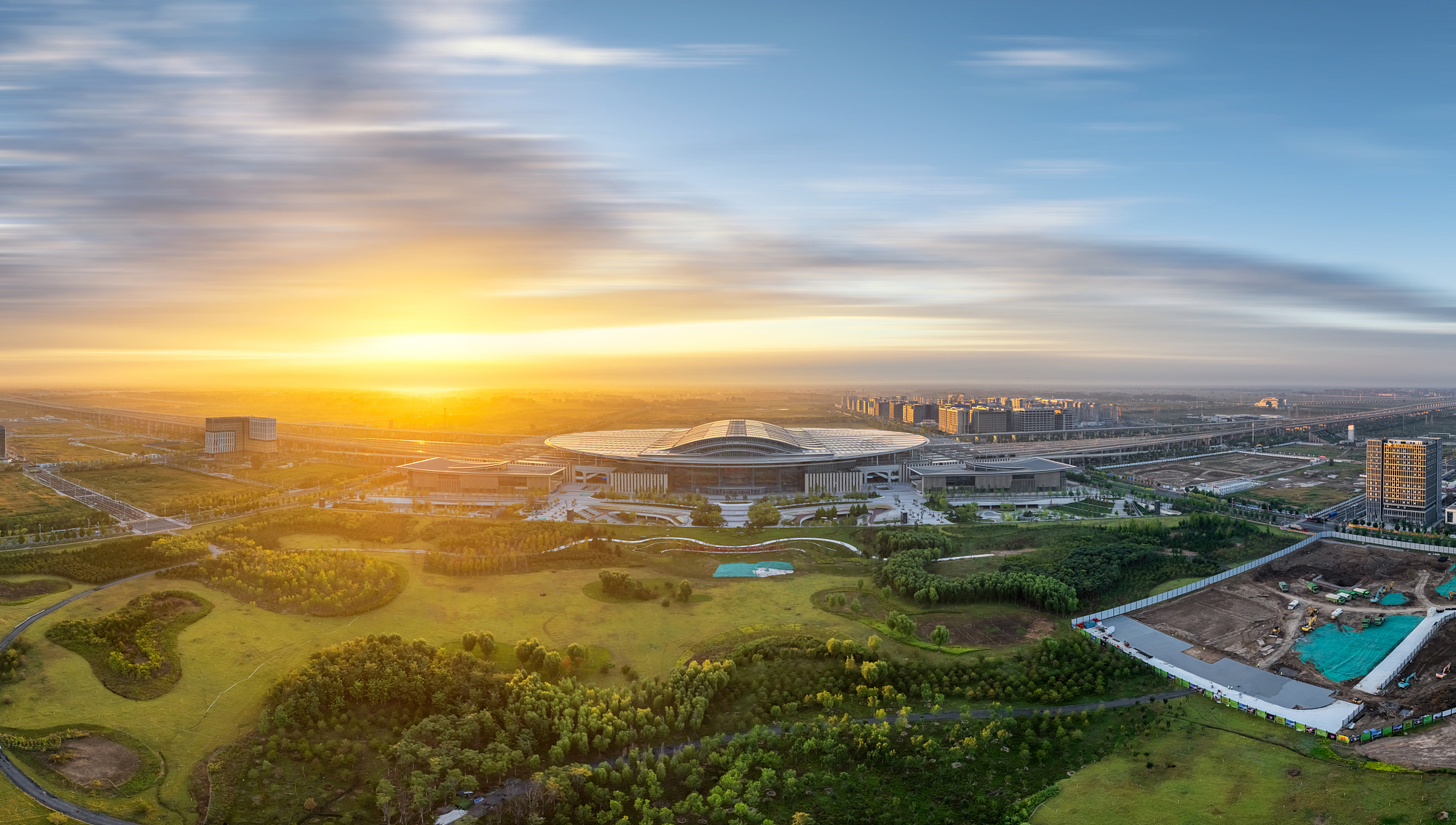 航拍雄安新区 图源:视觉中国