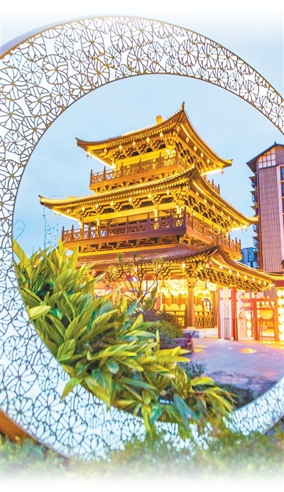 重慶“ 磁器長(zhǎng)歌”數(shù)字體驗(yàn)館一角?！　O凱芳攝
