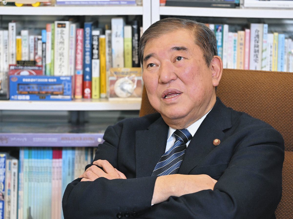 日本前首相石破茂 资料图片