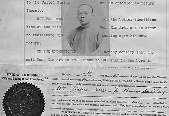 黄金德的法律证明文件 纽约时报