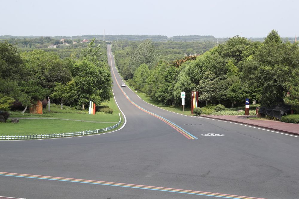 这是位于江苏省溧阳市的溧阳1号公路。新华社记者龚兵 摄