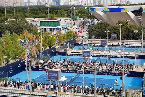 △2025年中國網(wǎng)球公開賽現(xiàn)場