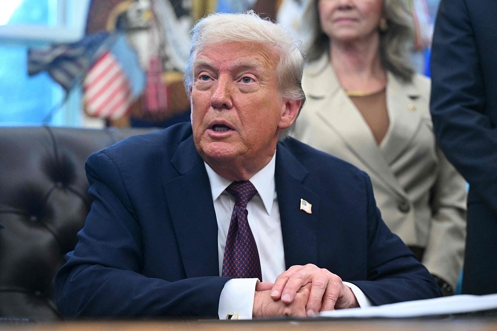 △美國(guó)總統(tǒng)特朗普(資料圖)