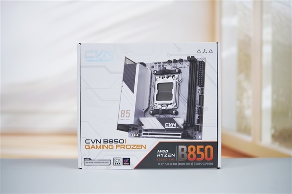 小巧迷你!七彩虹CVN B850I GAMING FROZEN V14主板图赏