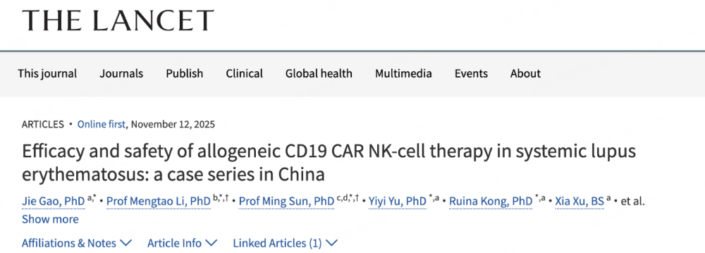全球首次!中国医生成功治疗狼疮,登顶《柳叶刀》
