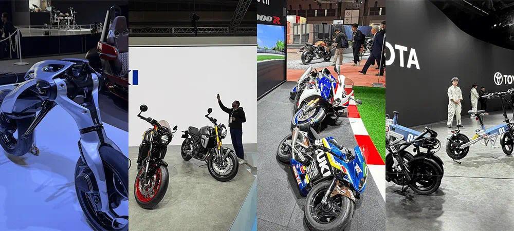 ▲东京车展上的两轮交通工具