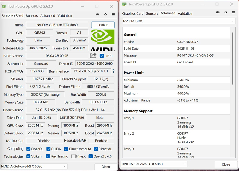 超频340MHz轻轻松松!耕升RTX 5080追风OC评测:超频后性能追平RTX 4090D