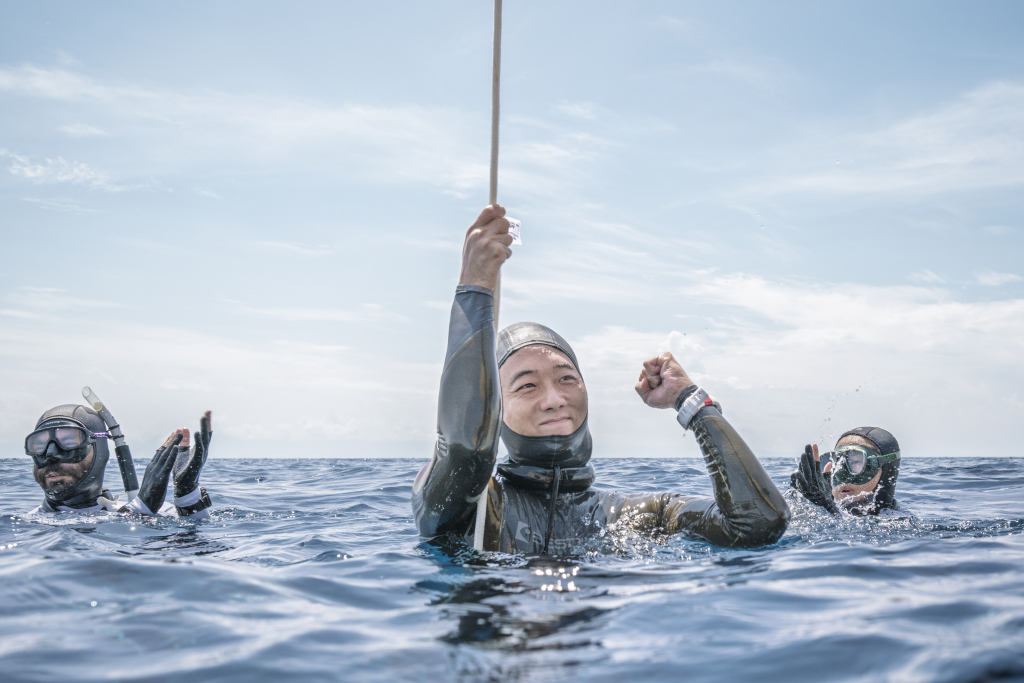 比赛中的于志瀛。