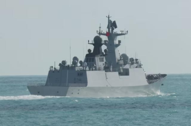澳军方拍到的“衡阳舰”